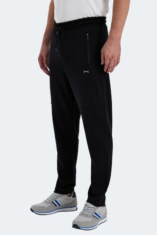 Slazenger Ones In Erkek Fermuar Cepli Siyah Eşofman Altı Siyah