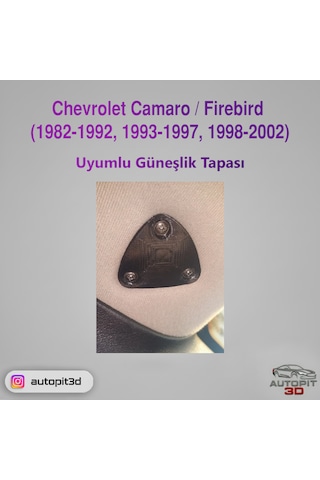 Chevrolet Camaro / Firebird 1982 2002 Uyumlu Güneşlik Tapası
