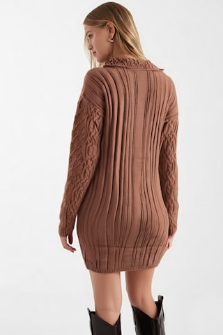 Armonika Kadın Camel V Yaka Triko Kazak Arm-26k136037