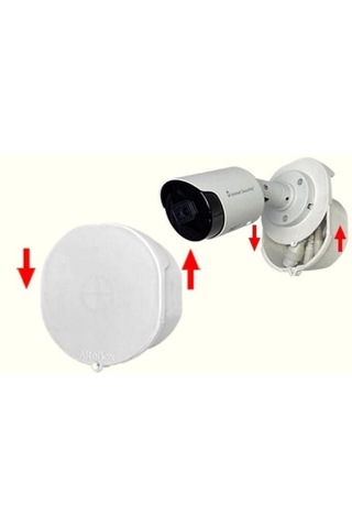 Altebox Kamera Montaj Buatı Mini Ab-7005e 10.5cm Beyaz Kapaklı Sürgülü  Pp