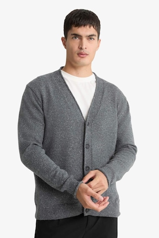 Defacto Relax Fit V Yaka Düğmeli Triko Hırka F7228ax25wngr311 Gri