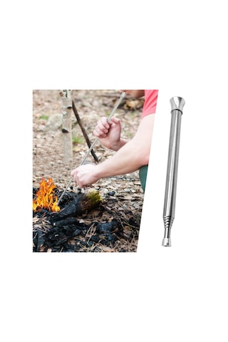 Buffer Teleskopik Ateş Başlatıcı Outdoor Üfleme Borusu 63 Cm Çok Renkli