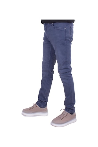 Twister Panama 748-04 Gri Düşük Bel Dar Paça Erkek Jeans Pantolon 001