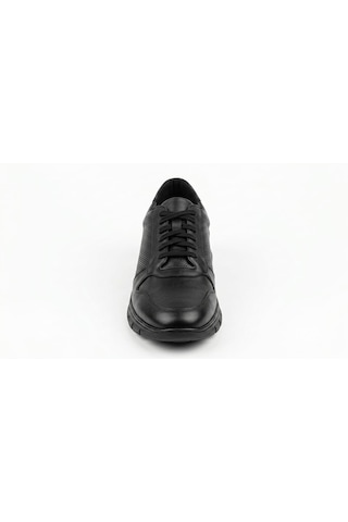 Growish Gd0123 Hakiki Deri Büyük Numara 45 46 47 Numara Kaydırmaz Güçlü Taban Ekonomik Siyah Günlük Sneaker Erkek Ayakkabı Siyah7