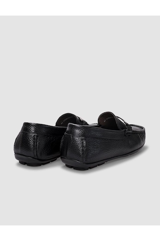 Cabani Cuneo Hakiki Deri Siyah Tokalı Erkek Loafer