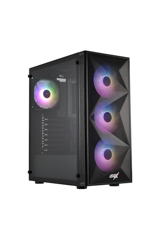 Gamework Gamx Dynamic 4x12 RGB 600W 80+ Bronz Temperli Cam Mesh Panel Kasa