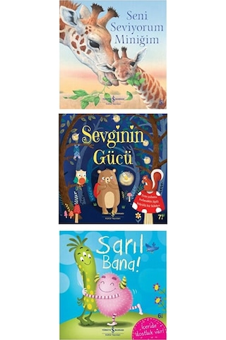İlk Kitabım Seni Seviyorum Miniğim+sevginin Gücü+sarıl Bana