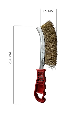 Plastik Saplı Tel Fırça Izgara-çelik-demir-bakır-metal Telli Fırça