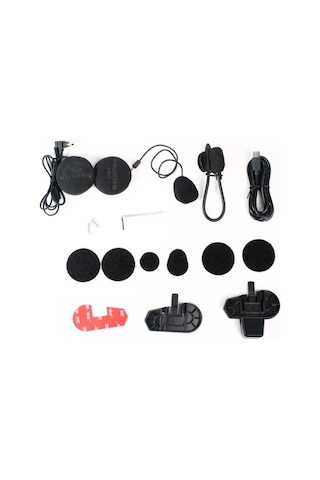 Knmaster KN2300 PRO Motosiklet Kask İnterkom Bluetooth Intercom  Kulaklık Seti