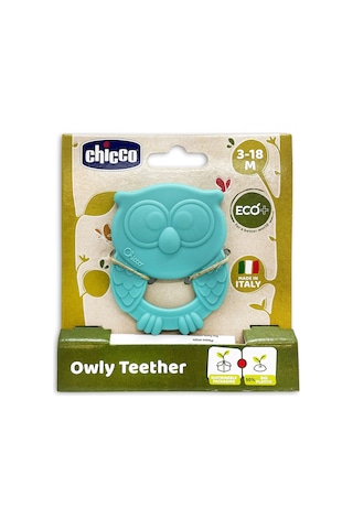 Chicco Owly Diş Kaşıyıcı 3-18 Ay - Mavi