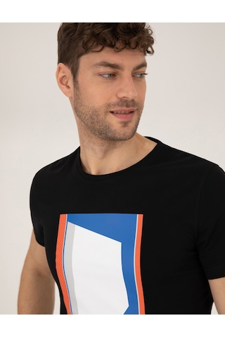 Pierre Cardin Erkek Siyah Tişört 50263922-Vr046 Siyah