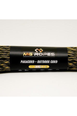 Polyester Paracord İp 4 Mm Kamuflaj Desen 30 Metre