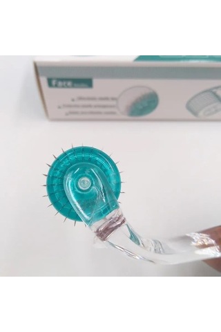 Bize Bildirin Boyutu 192 Gerçek Iğne Dermaroller Yüz Cilt Bakımı Sakal Saç Derisi Saç Büyüme Ve Sivilce Skarları Için Derma Rulo Mts Mikro Iğneleme Mezoterapisi 4qwıyf Çok Renkli
