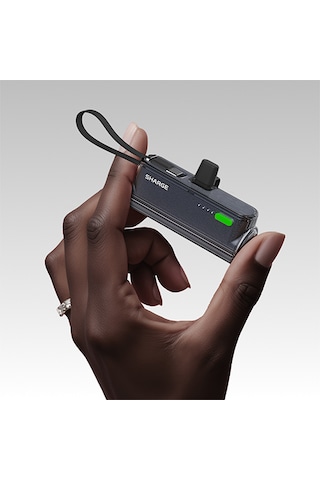 Sharge Flow Mini - Kompakt Ve Hızlı Taşınabilir Powerbank - Siyah