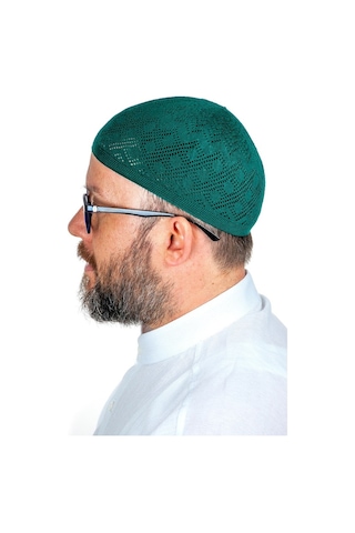 Mercan Namaz Takkesi Açık Yeşil 12 Adet