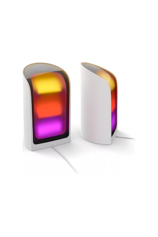 Philips Hue Flare 2'li Paket Akıllı Duvar Aydınlatma - Beyaz Rgb - Ayarlanabilir Renk Sıcaklığı Ve Parlaklık