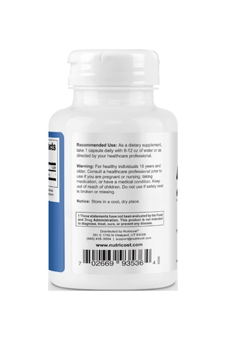 Nutricost Alpha Gpc 600mg, 60 Capsules - Non-gmo And Gluten F...