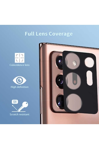 Samsung Uyumlu Galaxy Note 20 Ultra Lens Kamera Koruyucu Cam Flim