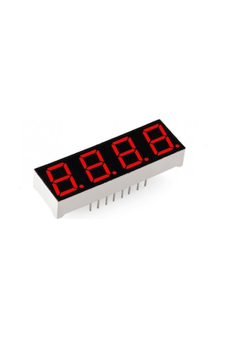0.39 İnç 4 Basamaklı Kırmızı Anot 7 Segment Gösterge