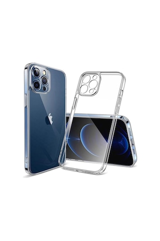 Apple Uyumlu iPhone 15 Plus Şeffaf Silikon Kılıf Esnek Darbe Emici Ultra İnce Şeffaf Telefon Koruyucu Kapak