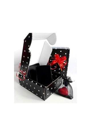 Elmas Montürlü Safir Damla Sallantılı Küpe _Rose