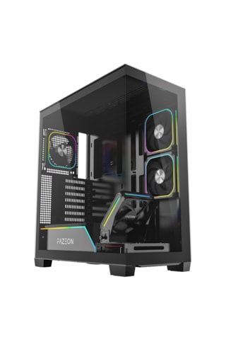Fazeon F14 750w 80+ Bronze Tempered Glass Mesh 4x Argb Fanlı Type-c Siyah Atx Bilgisayar Kasası