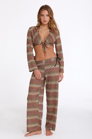 Kocabey 2089-3061 Kadın Triko Pantolon kahve