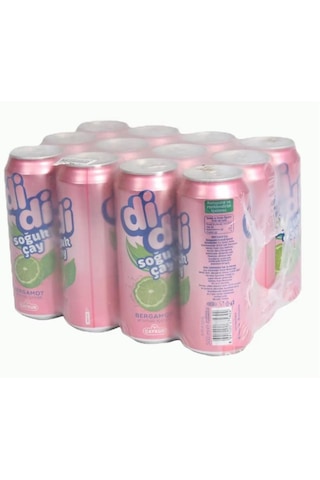 Çaykur Didi Bergamot Aromalı Soğuk Çay 500 Ml X 12 Adet