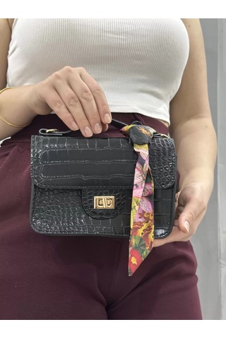 Biçomi Jisse Siyah Cilt Çanta Siyah