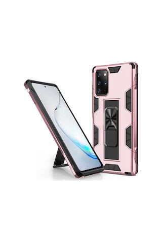 Galaxy Note 20 Kılıf Zore Volve Kapak Rose Gold