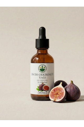 Soğuk Sıkım İncir Çekirdeği Yağı Fig Seed Oil Ficus Carica Saf Doğal 50 Ml 50 ML