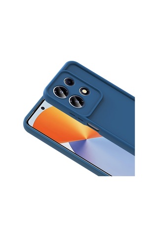 İnfinix Note 30 4g Kılıf Kamera Korumalı Ananas Silikon Kapak Koyu Yeşil