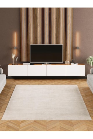 Kuzey Life Lina Tv Ünitesi Duvar Askılı A. Çam - Beyaz