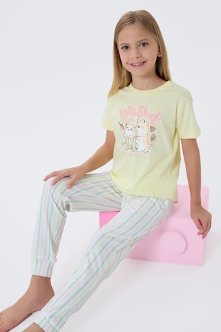 Arnetta Kız Çocuk Sarı Pijama Takım Sarı