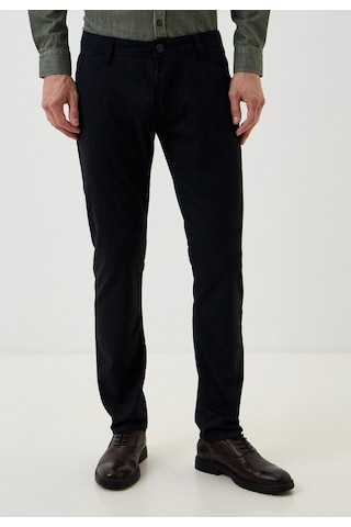 Erkek Slim Fit Siyah Armürlü Chino Pantolon Ncs Jeans 2227 2021 Siyah
