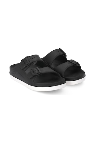 Slazenger Tremor I Erkek Siyah / Beyaz Terlik Siyah - Beyaz