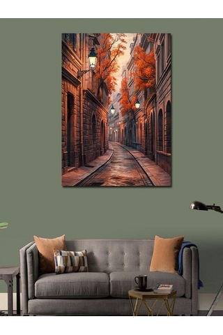 Kanvas Tablo Retro Sokak Arası 50cmx70cm