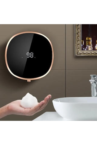 White-smart Sabunluk 280ml Fotoselli Hareket Sensörü Yıkama El Cihazı 1200mah Duvara Monte Sıvı Sabunluk