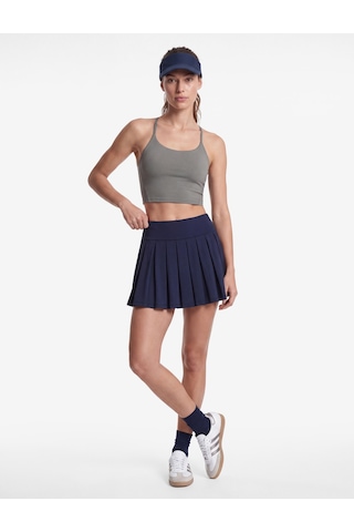 Koton Slim Fit Sırt Detaylı İp Askılı Kolsuz Spor Atlet Gri 7wak30052nk