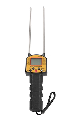 Hangfox Akıllı Lcd Ekranlı, Sesli İpucu, Çift Çubuk Prob, Tahıl Nem Ölçer - Buğday, Mısır, Fıstık, Pirinç, Köyfidanesi Nem Ölçümü Aleti