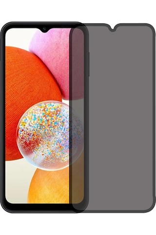 Samsung Galaxy Uyumlu A14 Hayalet Privacy 5d Ekran Koruyucu Cam