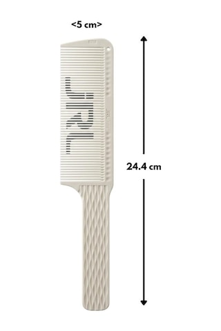 Jrl J202 24.4 Cm V-dişli Seramik Seri Profesyonel Makine Üstü Kesim Tarağı Beyaz