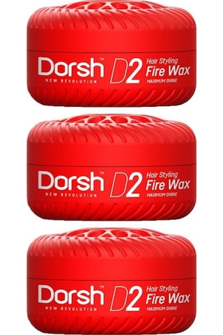 Dorsh Saç Şekillendirici Wax Fire Wax D2 150 Ml 3 Adet