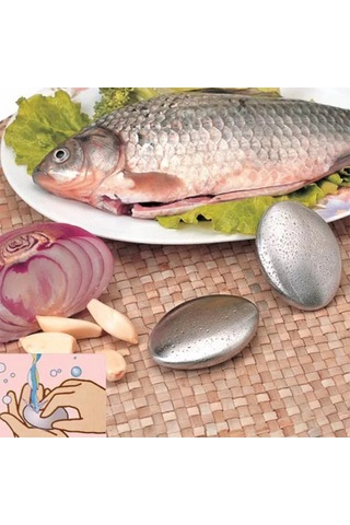 Kangvka Inox Çelik Sabun: El Koku Giderici, Sarımsak Soğan Balık Koku Temizleyici, Mutfak/banyo Gereci