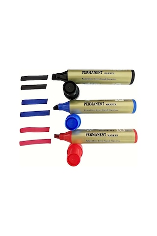 Permanent 10mm Marker Koli ve Çuval (KIRMIZI-MAVİ-SİYAH)