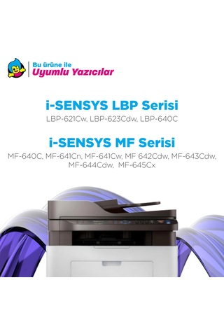Canon Mf-645Cx Uyumlu Toner Set Cmyk / Canon Crg-54