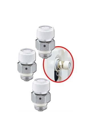 Caleffi Radyatör Hava Purjörü Otomatik Purjör 1/2" 3 Adet