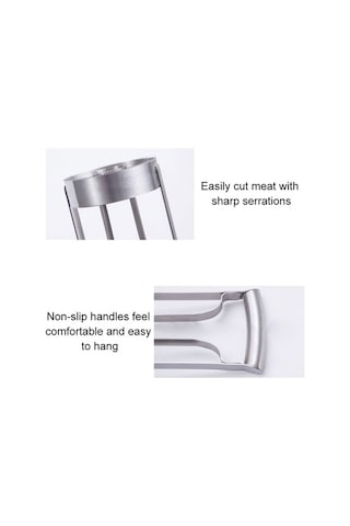 Pazly Cbtx Paslanmaz Çelik Ananas Bıçağı, Ananas Çekirdek Sökücü Soyucu Bıçağı Gri