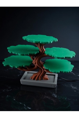 Bonsai Ağacı Bardak Altlığı Set 5'li Dekoratif Yaprak Bardak Altlığı Stand - Modern Mutfak Aksesuar Diğer