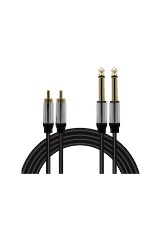 Magicvoice Ld398 2x 6.3 Mm Mono Erkek - 2x Rca Erkek 3 Metre Kablo
